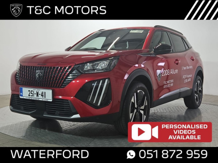 2025 Peugeot 2008 Ex Demo 2008 Allure - Front + Rear Parking Sensors & Rear Camera, Bluetooth with Apple Carplay/Android Auto, Privacy Glass, Cruise Control