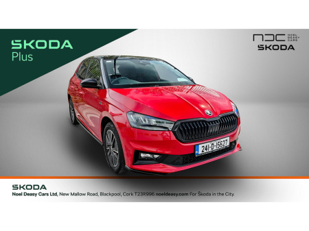2024 Skoda Fabia MONTE CARLO 1.0TSI 95HP-BEAUTUFUL CAR-VELVET RED