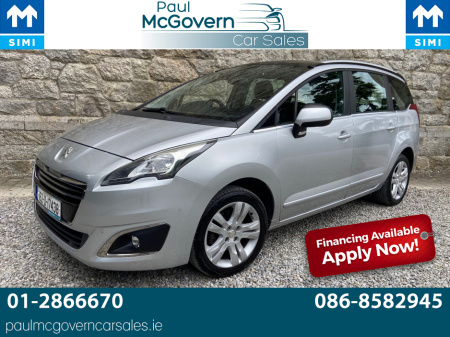 2016 Peugeot 5008 ACTIVE 1.2 130 //**7 SEATER**//**ONLY 83,000KM**//**WARRANTY**//**TRADE IN ACCEPTED**//**FINANCE ARRANGED**//**PANORAMIC ROOF! €9,950