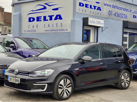 2020 Volkswagen Golf E-GOLF AUTOMATIC FULLY ELECTRIC NCT 03/27 FINANCE AVAILABLE @ €63 PER WEEK CHARGER CABLE SUPPLIED/ TOUCH SCREEN MEDIA/ BLUETOOTH/ PARKING SENSORS/ HISTORY CHECKED