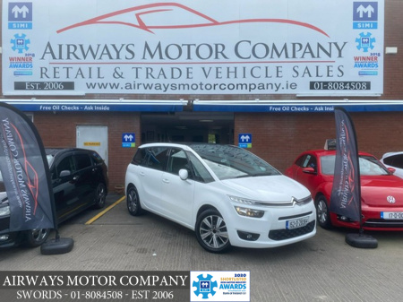2015 Citroen Grand C4 Picasso GRAND * 1.6 HDI * SE * 7 SEATER *  6 SPEED MANUAL *  PHONE * DUAL AIRCON * CRUISE * ALLOYS * FOGS * €9,850
