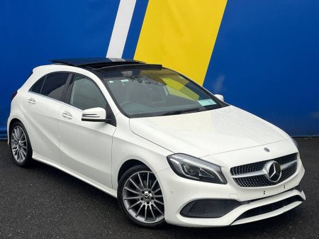 2018 Mercedes-Benz A Class A180 AMG-LINE 1.6 AUTO // OPENING PANORAMIC SUNROOF // COMPLETE SERVICE HISTORY // HEATED AMG-LINE SEATS