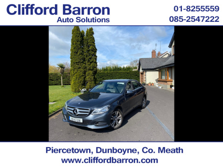 2013 Mercedes-Benz E Class Auto 200 CDI BLUE EFFICIENCY