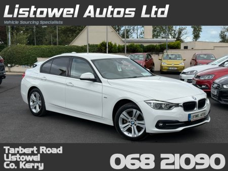 2017 BMW 3 Series SPORT 320D AUTOMATIC * REAR VIEW CAMERA, REVERSE SENSORS, FOLDING MIRRORS, POWER ADJUSTABLE SEATS, DUAL ZONE CLIMATE CONTROL, 2 KEYS, COMES WITH 2 YEAR NEW NCT, ISOFIX CHILD SEAT ANCHOR POINTS*