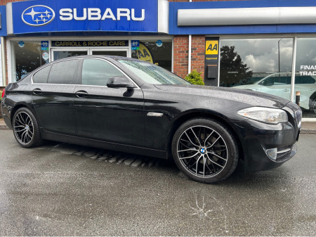2012 BMW 5 Series 520D-SE+ F10 in Black with Black Leather - New Nct Guaranteed - Trade-In Welcome - Assured Warranty - €7,950