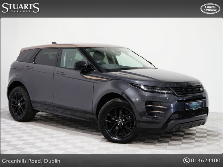 2024 Land Rover Range Rover Evoque EVOQUE R-DYNAMIC SE: PREMIUM CARPATHIAN GREY METALLIC WITH LIGHT CLOUD LTHR, EXTERIOR BALCK PACK, PANORAMIC SUNROOF