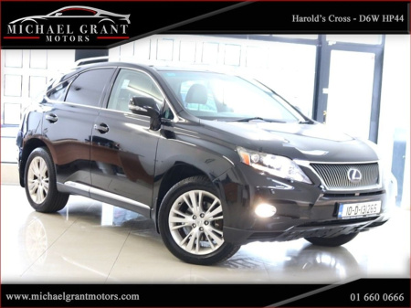 2010 Lexus RX 450 h AUTOMATIC HYBRID 3.5 PETROL SELF CHARGING HYBRID
