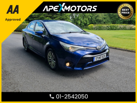 2017 Toyota Avensis FINANCE ARRANGED * TOP-SPEC 1.6 D LUNA 4DR * AA APPROVED * 101 SAFETY CHECKLIST * IMMACULATE * HEATED SEATS * COLOUR REVERSE CAMERA * LOW LOW MILES * CRUISE CONTROL and SPEED LIMITER * NCT SEP-26 €13,749
