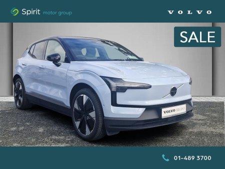 2024 Volvo EX30 Fully Electric, Single Motor, Extended Range, Ultra, 360 Camera, Pan Sunroof, BLIS/CTA, HK Premium Sound, Apple & Android Car Play, Keyless Entry, Adaptive Cruise Control with Pilot Assist