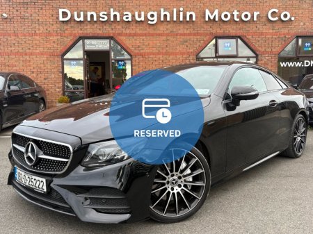 2019 Mercedes-Benz E Class E220D Coupe AMG Line Premium 2DR Auto