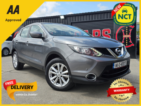 2014 Nissan Qashqai 2014 Qashqai 1.2/New NCT/61k mls/Warranty €10,888