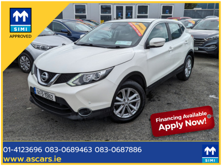 2014 Nissan Qashqai 1.5 DSL SV NEW MODEL ** ALLOYS ** CLIMATE CONTROL ** BLUETOOTH STREAMING ** LANE ASSIST ** STUNNING EXAMPLE ** €8,990