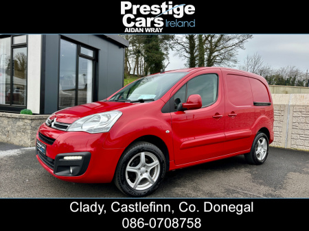 2016 Citroen Berlingo 1.6 HDI 625 ENTERPRISE,3 SEATER,NEW TEST,FACTORY COLOUR CODED,LED LIGHTS,PARK SENSORS,FRONT FOGS,ALLOY WHEELS,FULL HISTORY,NO VAT,LIKE NEW INSIDE AND OUT