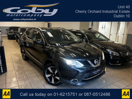 2017 Nissan Qashqai 1.5 Top Spec SV PREMIUM '17 5DR. NCT,Full Leather, Alloy Wheels, MFSW, Full Electrics, Reverse Cam,Parking Sensors, Cruise Control, Dual Climate Control, Sat Nav, Heated Seats, Luggage Cover and m