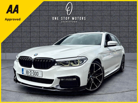 2018 BMW 5 Series *GLASS PAN ROOF*523D G31 MSPORT PRO TOURING  SUNROOF/360 CAMERA/ALACANTARA/AMAZING/1YEAR WARRANTY €30,900