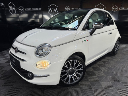 2018 Fiat 500 Fiat 500 1.2 69bhp Collezione/glass Roof/low Mileage/ 3DR €12,750