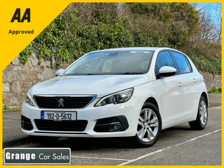 2019 Peugeot 308 1.2 Petrol Active 5dr Hatchback | AA approved | One owner Irish car | March 2027 nct | 2 keys | Sold serviced, valeted and history checked | Warranty provided.