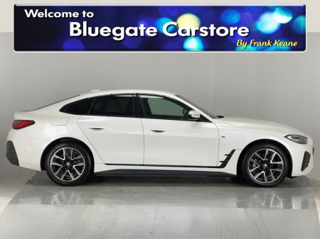 2022 BMW i4 EDRIVE40 M SPORT**FRONT HEATED SEATS**18 INCH ALLOYS**HALF LEATHER INTERIOR**TOUCH SCREEN INFOTAINMENT**REVERSE CAMERA**PARKING SENSORS**APPLE CARPLAY**ELECTRIC TAILGATE**KEYLESS START** €35,995
