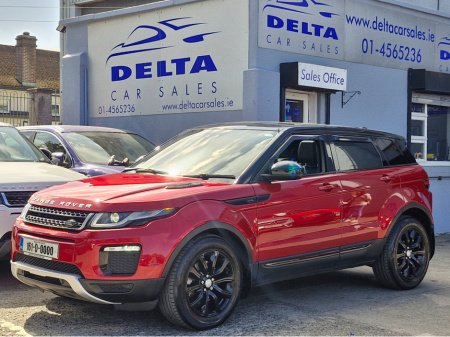 2016 Land Rover Range Rover Evoque SE TECH 2.0 TD4 180BHP AUTOMATIC NCT 04/27 FINANCE AVAILABLE @ €81 PER WEEK 2 KEYS/ PAN ROOF/ FULL LEATHER/ HEATED SEATS/ TOUCH SCREEN MEDIA/ BLUETOOTH/ PARKING SENSORS/ HISTORY CHECKED