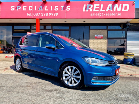 2018 Volkswagen Touran 2.0 TDI 150 BHP HIGHLINE BLUEMOTION LOW MILEAGE 7 SEATER €19,900