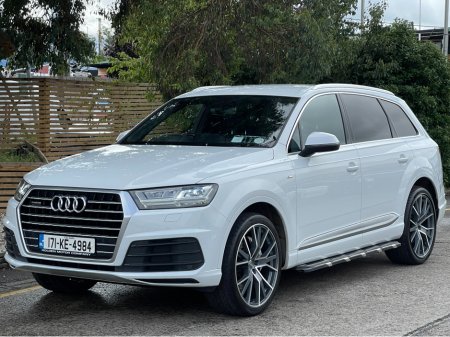 2017 Audi Q7 3.0 TDI S LINE QUATTRO 268BH 268BHP A QTR 272PS 7S 5DR