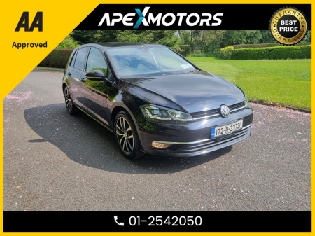2017 Volkswagen Golf FINANCE ARRANGED * 1.4 HIGHLINE TECH EDITION * AUTOMATIC * AA APPROVED  * 101 SAFETY CHECKLIST * 12-MONTH ROADSIDE ASSIST  * IMMACULATE * TOP-SPEC * LOW LOW KMs * ADAPTIVE CRUISE * NEW NCT MAR-27 €17,749