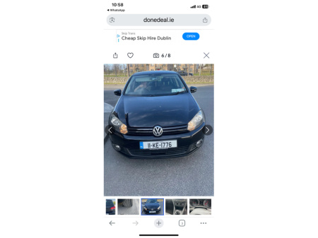 2011 Volkswagen Golf TRENDLINE 1.6 TDI MANUAL 5SPEED 105BHP **//**TRADE SALE** €3,000