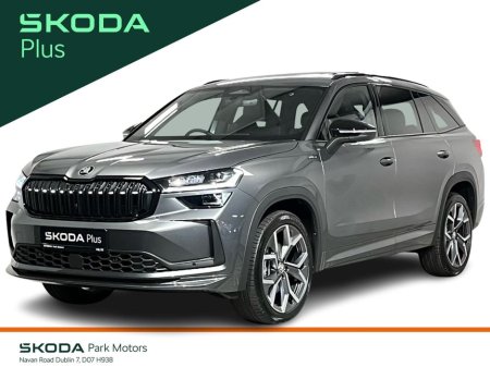 2025 Skoda Kodiaq Sportline DSG 2.0TDI 150BHP - Reversing Camera - Panoramic Sunroof - Climate Control - Heated Seats - Keyless Start - Apple CarPlay/Android Auto