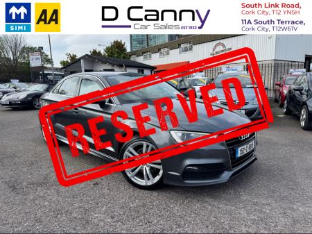 2015 Audi A3 Saloon S LINE 1.6 TDI 110P SALOON