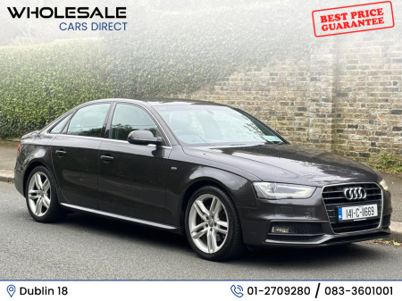2014 Audi A4 **2.0 TDI S LINE 143BHP**STUNNING CONDITION**AMAZING VALUE**LOW MILEAGE**NCT 8/25**VERY GENUINE CAR