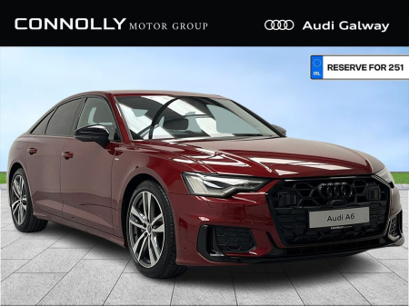 2025 Audi A6 From €589 p/m PCP 2.0TDI S LINE A/T 204BHP - BLACK STYLING PACK PLUS €70,990