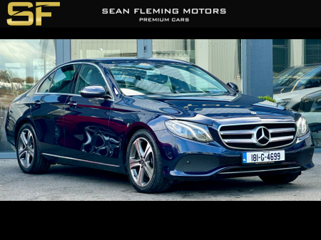 2018 Mercedes-Benz E Class E220 D SE 4DR AUTO