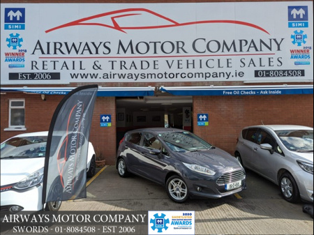 2015 Ford Fiesta * TITANIUM * 1.5 DIESEL * 5 SPEED MANUAL * SERVICE HISTORY *  PARKTRONIC * PHONE * MEDIASTREAM * AIRCON * ALLOYS * €8,850