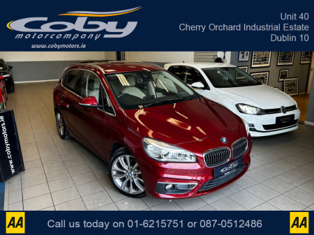 2015 BMW 2 Series 1.5 Active Tourer Luxury Auto. Stunning Car with only 90km, , 2 Keys, Full Leather Heated Electric Seats, Alloy Wheels,  Dual Climate, MFSW, Sat Nav, Rev Cam, Bluetooth, Full Electrics and much more.