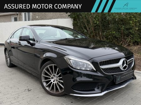 2017 Mercedes-Benz CLS Class 220 D AMG LINE 4DR AUTO**FULL BLACK LEATHER INTERIOR**HEATED SEATS**FRONT & REAR PARKING SENSORS**19