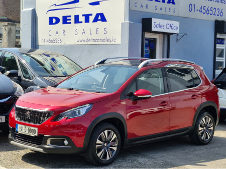 2019 Peugeot 2008 ALLURE PREMIUM 1.2L PETROL 82BHP NCT 06/27 FINANCE AVAILABLE @ €58 PER WEEK 2 KEYS/ SAT NAV/ PAN ROOF/ TOUCH SCREEN MEDIA/ REVERSE CAMERA/ BLUETOOTH/ ANDROID AUTO/ APPLE CAR PLAY/ HISTORY CHECKED €12,900