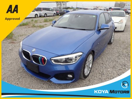 2016 BMW 1 Series 118D 2.0 DIESEL M-SPORT PRO PLUS AUTOMATIC // ESTORIL BLUE METALLIC // LED MATRIX LIGHTING // LANE DEPARTURE ASSIST // PRO MEDIA PACK // CRUISE CONTROL // FRONT FOGS // SPORT ALLOYS
