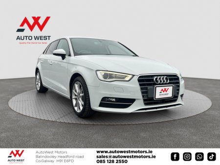 2016 Audi A3 2016 Audi A3 1.4 TFSI S-Tronic Automatic €15,950