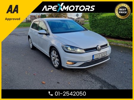 2017 Volkswagen Golf FINANCE ARRANGED * 1.4 HIGHLINE * ONLY COVERED 50,000KMS * NEW OFF WHITE COLOUR * AUTOMATIC * AA APPROVED  * 101 SAFETY CHECKLIST * 12-MONTH ROADSIDE ASSIST  * IMMACULATE * TOP-SPEC * LOW LOW KMs