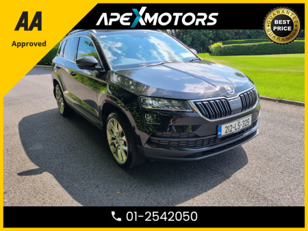 2021 Skoda Karoq FINANCE ARRANGED * STYLE 2.0 TDI 115HP 5DR * NEW NCT JUL-27 * TOP-SPEC * AA APPROVED  * 101 SAFETY CHECKLIST * 12-MONTH ROADSIDE ASSIST  * IMMACULATE * TOP-SPEC 5DR SUV * LOW LOW MILES * 2-KEYS €25,949