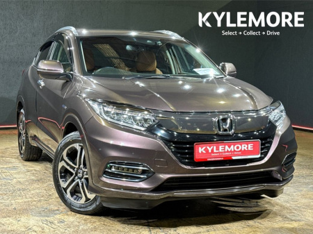 2019 Honda Vezel 1.5 HYBRID Z AUTOMATIC - HONDA SENSING - REVERSE CAMERA - HALF SADDLE BROWN LEATHER INTERIOR