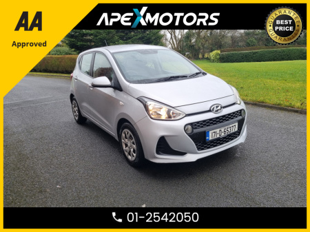 2017 Hyundai i10 FINANCE ARRANGED * TOP-SPEC SE 5Dr * NEW NCT FEB-27 * AA APPROVED * 101 SAFETY CHECKLIST * IMMACULATE * LOW LOW MILES * CRUISE CONTROL and SPEED LIMITER * 2-KEYS * LOW TAX * 12-MONTH ROADSIDE ASSIST €8,949