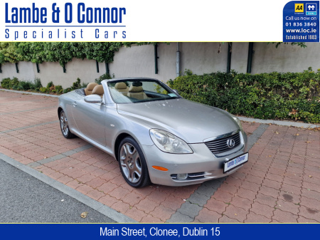 2006 Lexus SC 430 SC 430 CONVERTIBLE **** COSMO SILVER / TAN LEATHER *** ALL OPTIONS *** LOW MILES *** UNIQUE ****