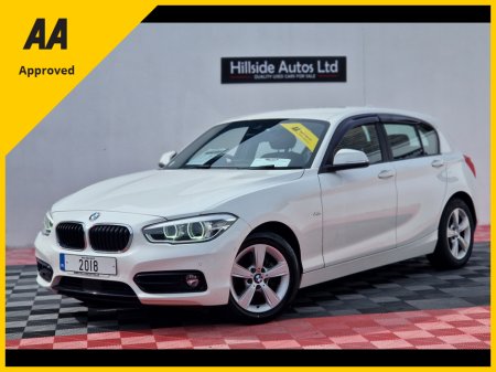 2018 BMW 1 Series 118D SPORT 5DR 2.0 DIESEL AUTOMATIC