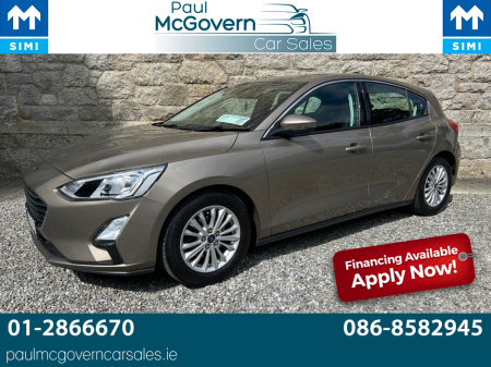 2019 Ford Focus TITANIUM 1.0 ECOBOOST 12 5DR 125**//**1 OWNER FROM NEW**//**SAT NAV**//**CRUISE CONTROL**//**REVERSING CAMERA AND SENSORS**//**HEATED SEATS**//**SPEED SIGN RECOGNITION**//**LANE DEPARTURE**//**2 KEYS! €15,950