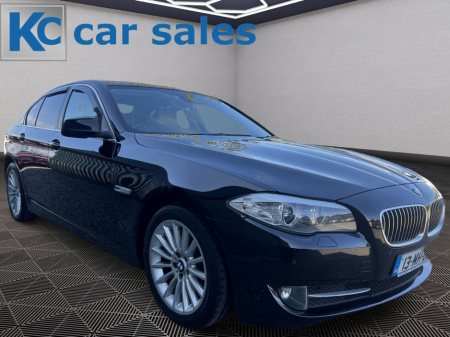 2013 BMW 5 Series D SE FW12 4DR AUTO, 12 MTH WARRANTY , CREAM LEATHER HEATED SEATS , AUTO & PADDLE SHIFT , FULL SERVICE RECORD , FRESH SERVICE & NCT . €11,950