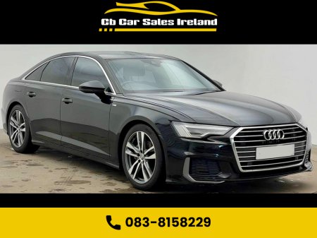 2019 Audi A6 2.0 TDI 40 S line Saloon 4dr Diesel S Tronic Euro 6 (s/s) (204 ps) REVERSE CAMERA + HEATED FRONT SEATS + HALF LEATHER INTERIOR