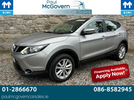 2017 Nissan Qashqai 1.2  PETROL SV MY16 NC E6 4DR++//++6 SPEED MANUAL**//**PANORAMIC ROOF**//**REVERSING CAMERA**//**CRUISE CONTROL**//**SAT NAV**//**1 OWNER FROM NEW**//**TRADE IN WELCOME!!!!!!!! €14,995