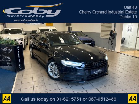 2015 Audi A6 2.0 TDI 190 S Line 4DR A AUTO S-TRONIC. NCT, 2Keys, Alloy Wheels, MFSW, Cruise Control, Dual Climate Control, Sat Nav, Parking Sensors, Full Electrics, Full Leather, BT, Heated Seats, CD, and more