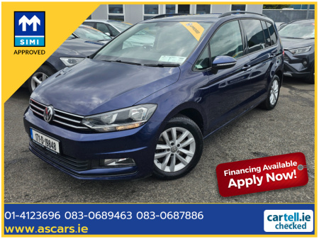 2017 Volkswagen Touran COMFORT LINE BLUEMOTION 1.6 TDI ** PANORAMIC GLASS ROOF ** SUPERB EXAMPLE ** €11,995